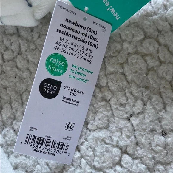 Carter’s Child of Mine Dinosaur and Farm Animal Sleeper Set - Newborn - Picture 9 of 12